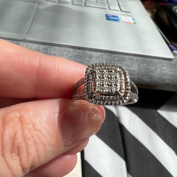 THIS IS SOLD! Diamond engagement ring size 8 from Kay’s. - Picture 2 of 5